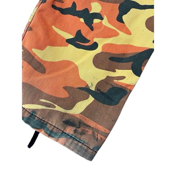 Rothco CARGO COMBAT PANT TWO TONE CAMO Unisex 32x30 Distressed Large Button Fly - Picture 15 of 16